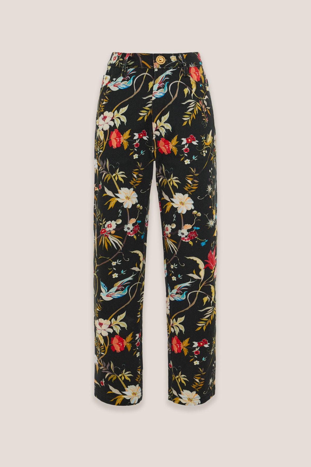 Jeans stampato Vuelo Notturno, fronte, su fondo neutro