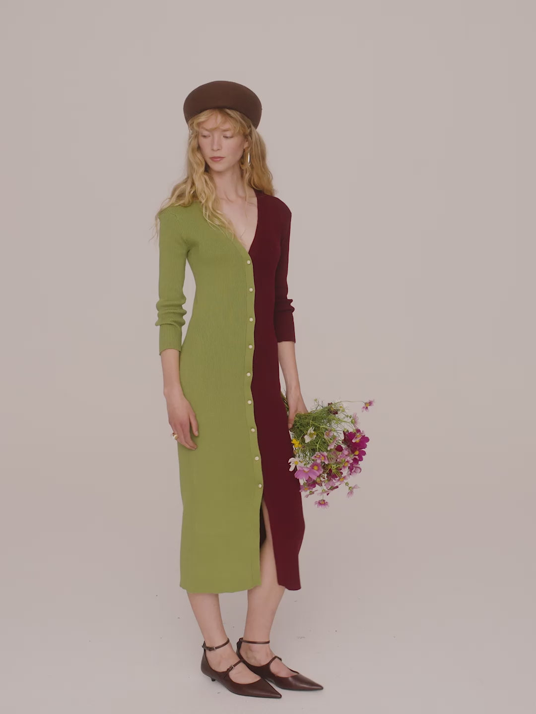 Didi Mirto knit midi dress